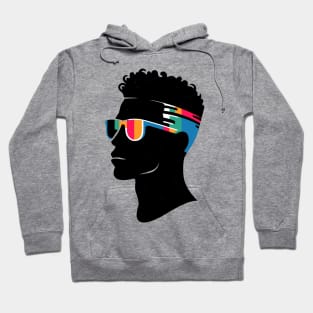 Afrocentric Multicolored Glasses Silhouette Hoodie